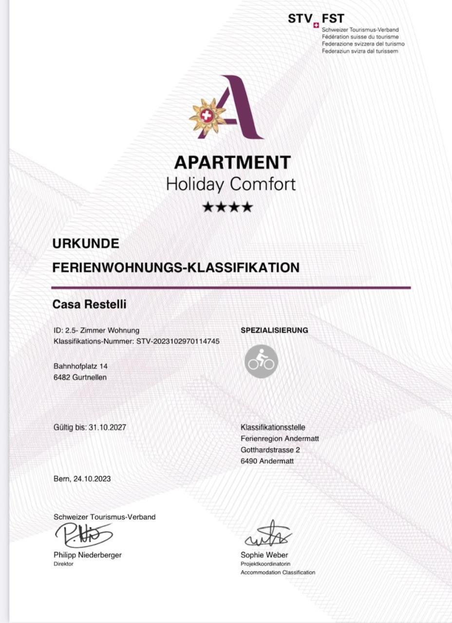 Casa Restelli Eg - Nahe Andermatt Gotthard Gurtnellen Екстер'єр фото